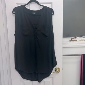 Torrid short sleeves black top